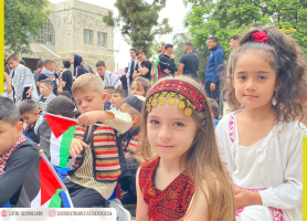 &lrm;مدرسة لاتين بيرزيت تحيي التراث الفلسطيني