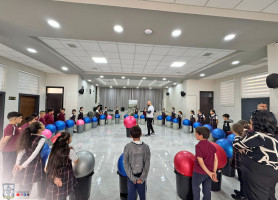 &lrm;نشاط تفريغ نفسي لطلبة مدرسة لاتين الطيبة