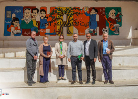 &lrm;زيارة لجنة الأرض المقدسة لمدرستي لاتين _ بيت ساحور والطيبة