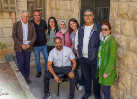 &lrm;زيارة لجنة الأرض المقدسة لمدرستي لاتين _ بيت ساحور والطيبة
