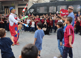 انطلاقة العام الدراسي الجديد في مدرسة لاتين _ غزة