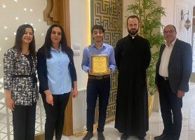 تكريم الطالب قيس السلعوس