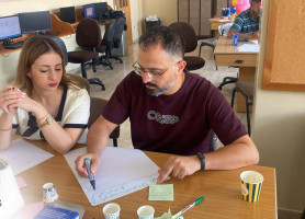 Training of Zababdeh Teachers on Blended Learning and Artificial Intelligence