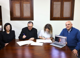 Signing a cooperation agreement