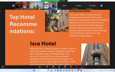 مشروع دراسي بعنوان "السياحة المستدامة وزيادة الوعي"&lrm;