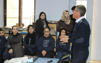 Beit Jala: Continuation of Police Awareness Program for the Second Consecutive Week