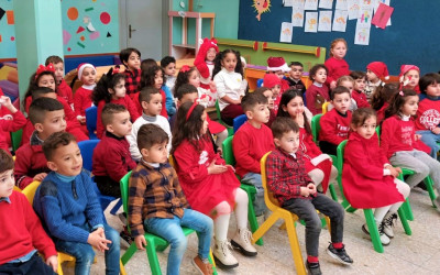 حفلة عيد الميلاد في روضة الحياة- جنين