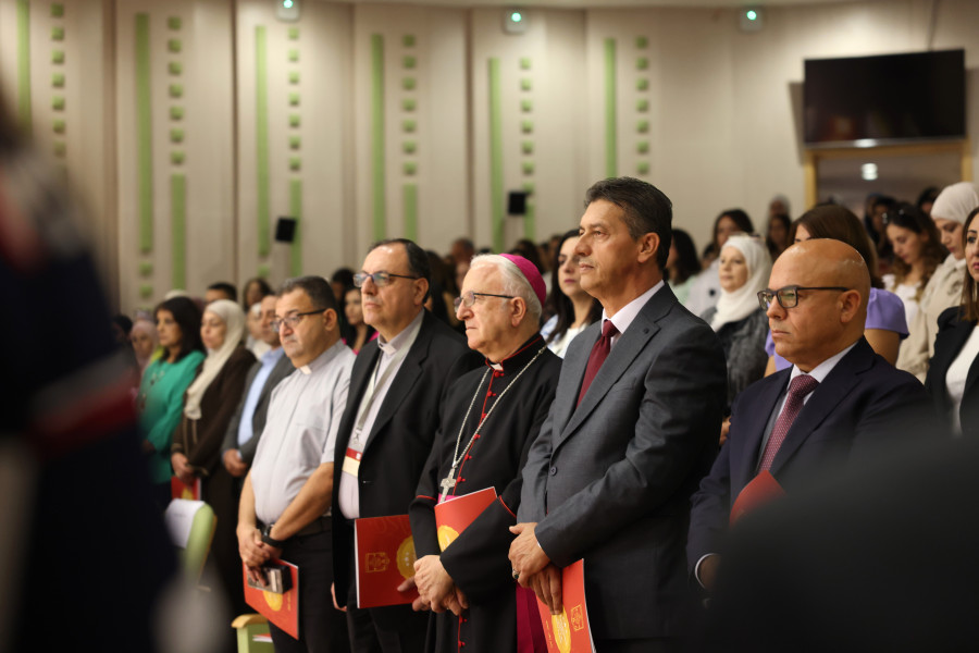 افتتاح المؤتمر التربوي الثاني لمدارس البطريركية اللاتينية في فلسطين