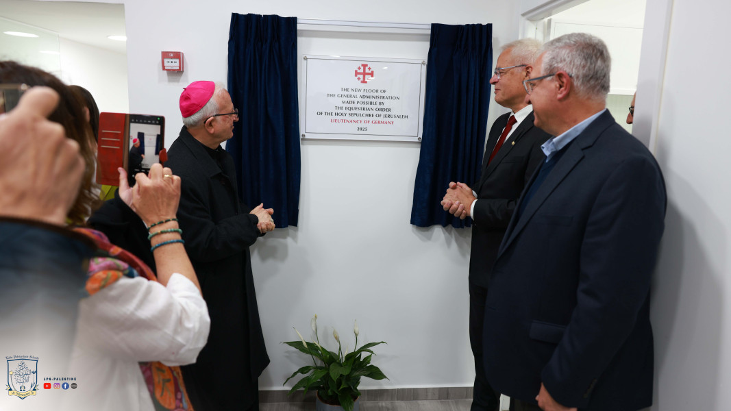 Inauguration of the New Building at the General Administration of the Latin Patriarchate Schools