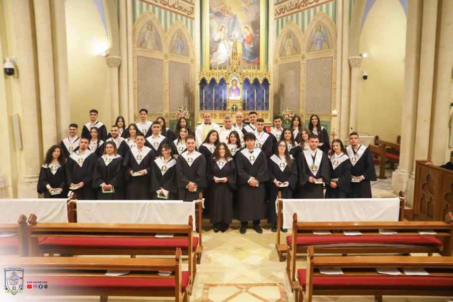 &lrm;&lrm;لاتين بيت جالا | قداس احتفالي على نية طلبة التوجيهي 2026