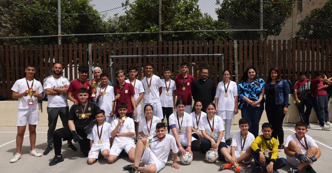 Football tournament at the Latin Patriarchate School - Aboud