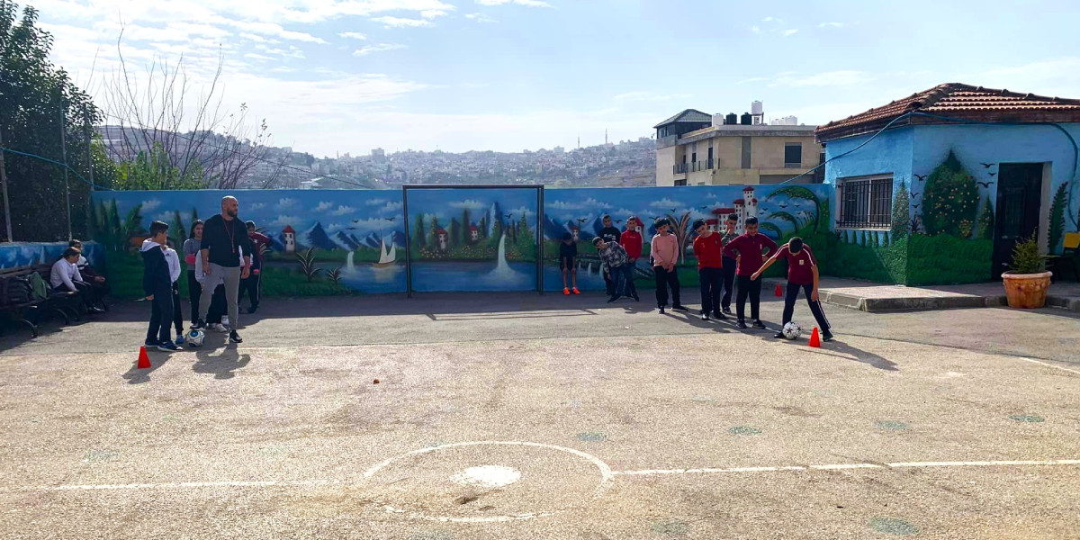 sports training  started at the Latin Patriarchate School in Jifna