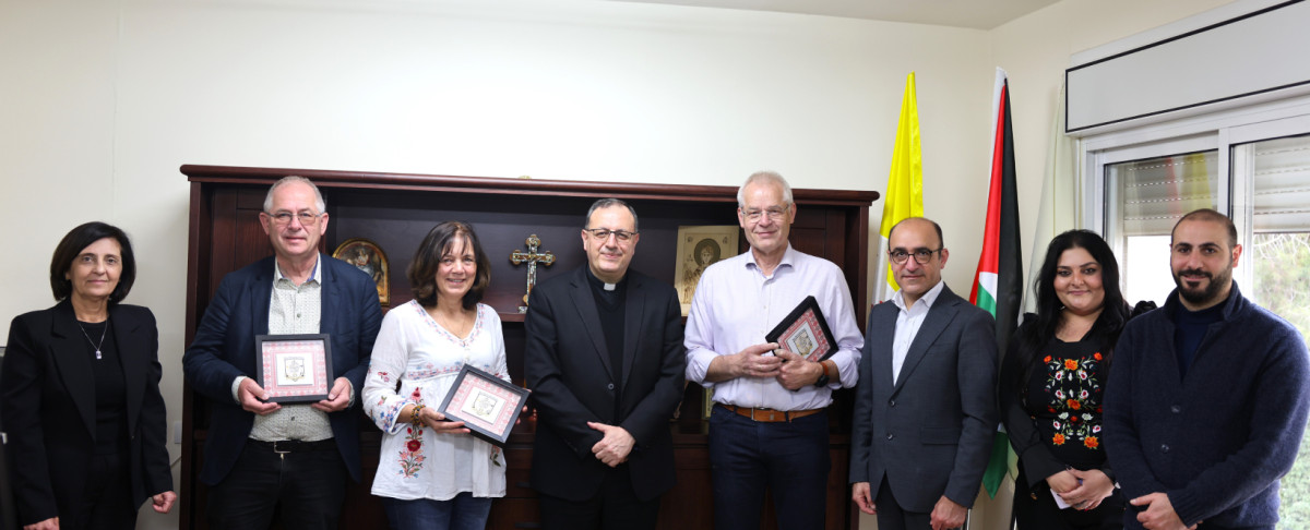 Representatives from  The Knights of the Holy Sepulcher - Germany,  visited the General Administration office