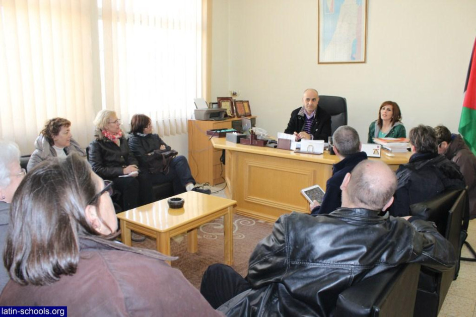 Beit Jala: School Welcomes Educational Delegation from France